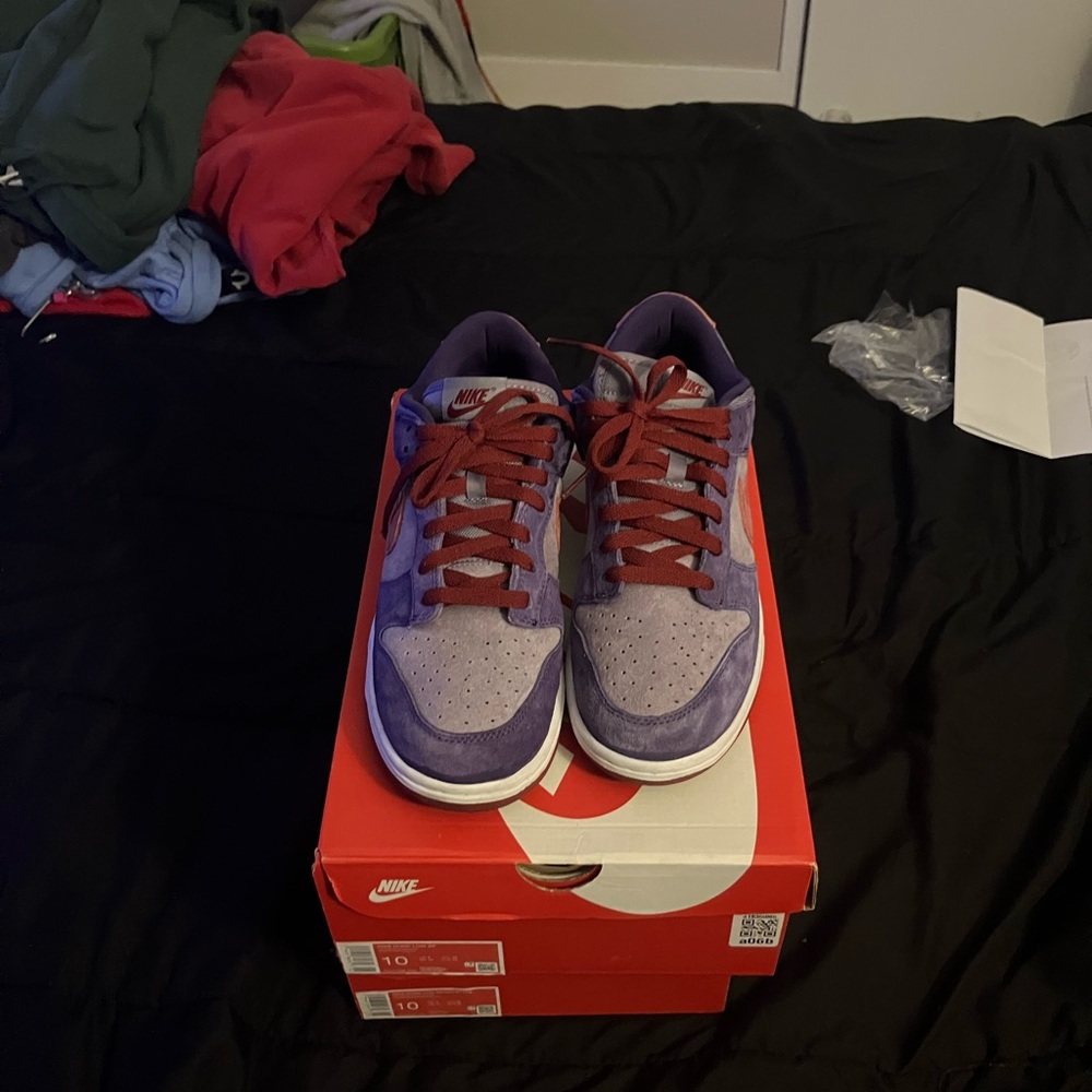 Nike Purple and Red Sneakers
